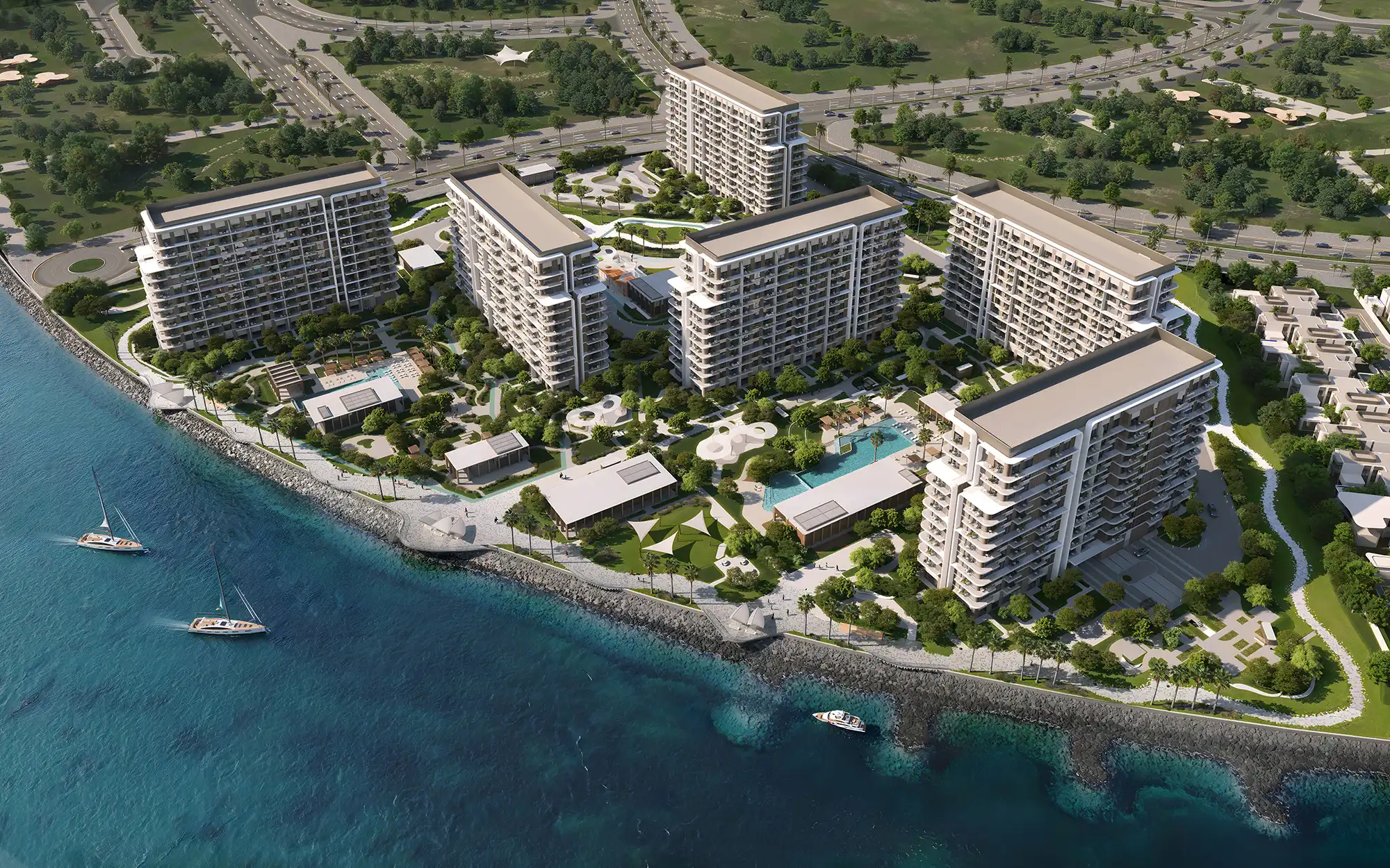Yas Riva on Yas Island is a prestigious residential development by Aldar Properties, offering luxurious Studio-3 Bedroom Apartments. Promoted by ELIVA Real Estate.